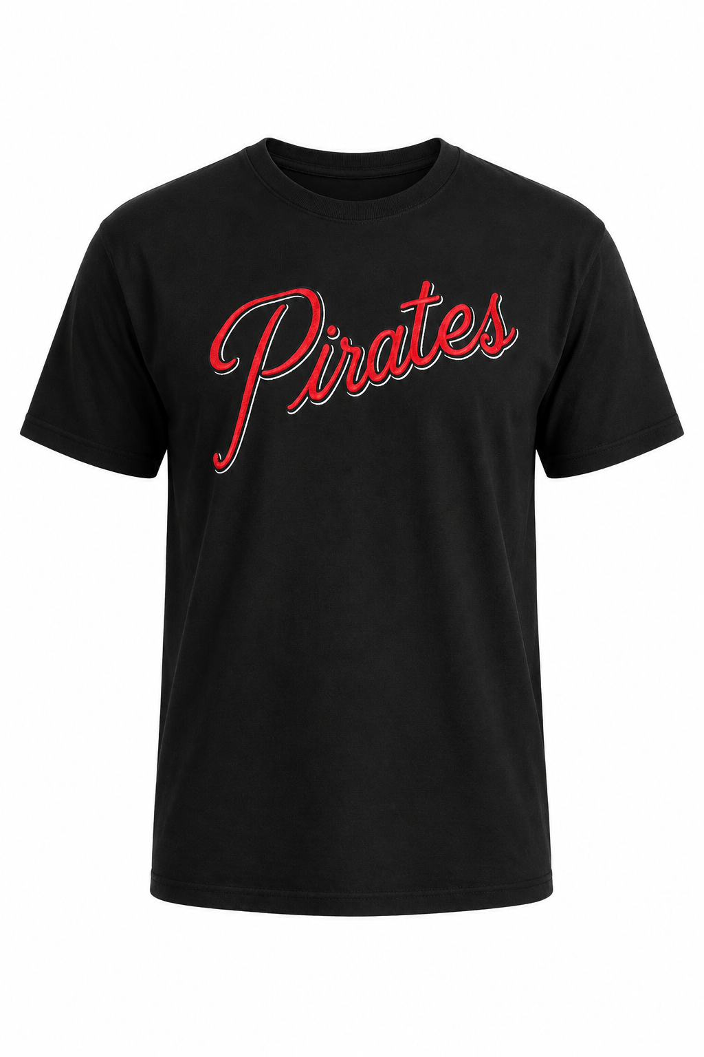 Comfort Colors Embroidered Script Tee With Sleeve Detail