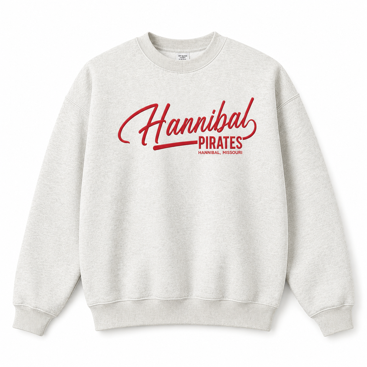 Heavyweight Embroidered Hannibal Pirates Crewneck